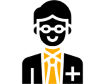 Bright lantern against black background